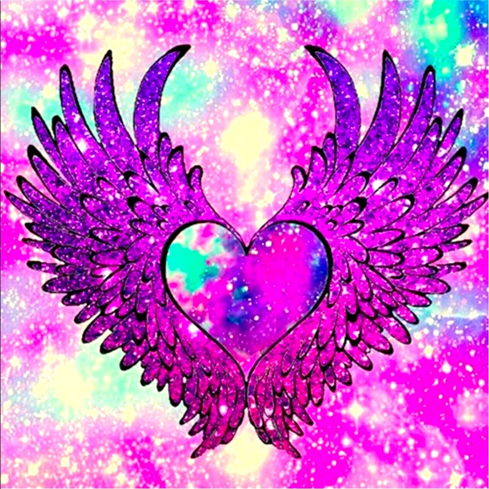 🎀💖 DIY Heart Wings Cross Stitch❗️❗️💖🎀